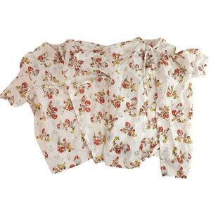 2 Medcrest Hospital Gowns Vintage 50s 60s Astronaut Made In USA Youth Size Small